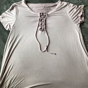 Soft and Sex American Eagle lace up top